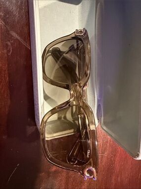 Chloe Women's Sunglasses - Translucent Brown Frame with Brown Lenses